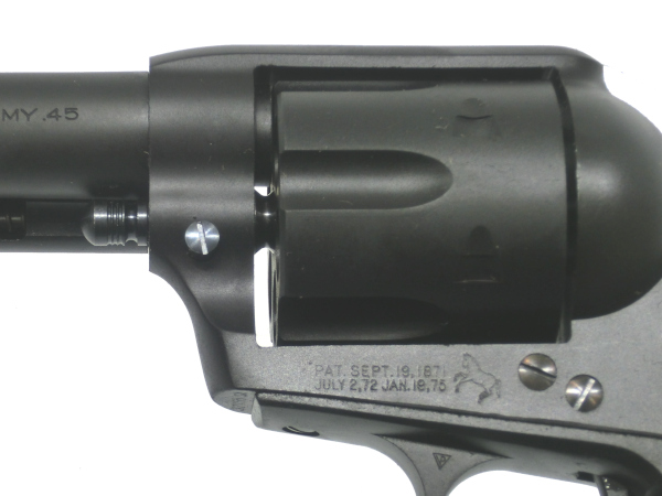 CAW: Colt SAA 2nd Standard Model Civilian HW R-BLACK 発火式モデル 
