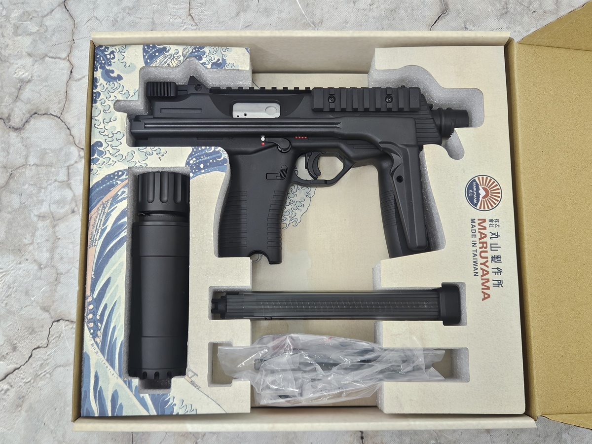 （中古商品）（動画撮影使用）MARUYAMA ガスブローバックガン MP-IX(MP9)