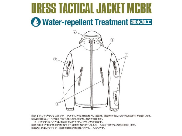 LAYLAX・DRESS : タクティカルジャケットMCBK [グリーン] 各サイズ